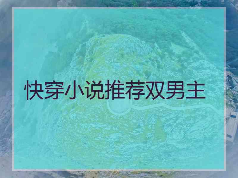 快穿小说推荐双男主